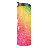 Bouteilles Isothermes Élégante Parties scintillant rose or jaune Étincel (Tourné sur la droite)