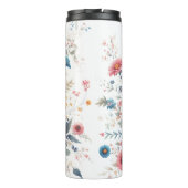 Bouteilles Isothermes Élégantes fleurs florales (Dos)