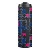 Bouteilles Isothermes éléments de pièces de puzzles Abstraits géométrie  (Devant)