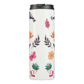 Bouteilles Isothermes Eléments de printemps Papillons Oiseaux Fleurs (Dos)