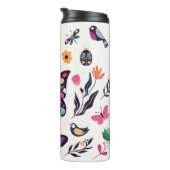 Bouteilles Isothermes Eléments de printemps Papillons Oiseaux Fleurs (Tourné sur la droite)