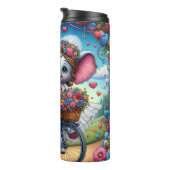 Bouteilles Isothermes Elephant Couple Bicycle Wedding (Tourné sur la droite)