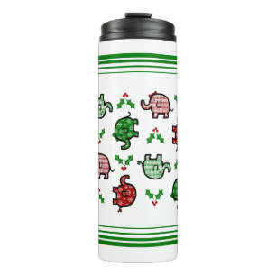 Bouteilles Isothermes Éléphant de Noël Tumbler