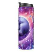 Bouteilles Isothermes Eléphant dormant sur la lune de croissant (Tourné sur la droite)