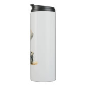 Bouteilles Isothermes Eléphant et bébé africain majestueux en aquarelle (Tourné sur la droite)