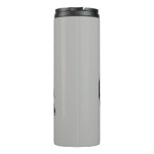 Bouteilles Isothermes éléphant géométrique, gris évêque 2 (Dos)