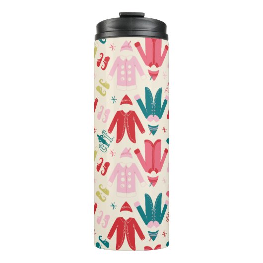 Bouteilles Isothermes Elf Colorful Coat et Chaussures Motif (Devant)