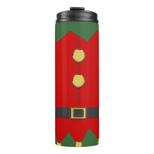 Bouteilles Isothermes elfe costume Noël (Devant)