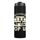 Bouteilles Isothermes Elle Aime Mon Pop-Up #USAPatriotGraphics © (Devant)