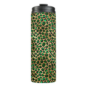 Bouteilles Isothermes Emerald et Gold Safari Series Design 8