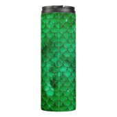 Bouteilles Isothermes Emerald Green Dragon Scale Motif (Dos)