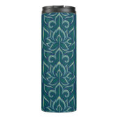 Bouteilles Isothermes Emerald Lotus Tapestry Motif - Le Lotus Blanc (Dos)