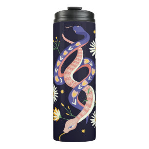 Bouteilles Isothermes Empreinte de fées serpent et floral