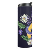 Bouteilles Isothermes Empreinte de fées serpent et floral (Tourné sur la gauche)