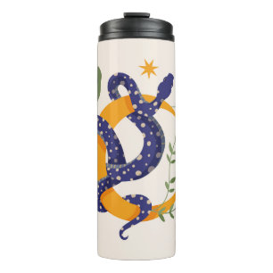 Bouteilles Isothermes Empreinte de fées serpent et floral