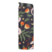 Bouteilles Isothermes Empreinte de fées serpent et floral (Tourné sur la droite)