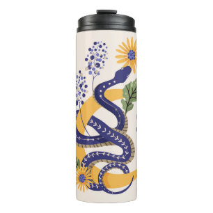 Bouteilles Isothermes Empreinte de fées serpent et floral
