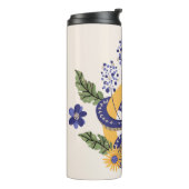 Bouteilles Isothermes Empreinte de fées serpent et floral (Tourné sur la gauche)