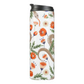 Bouteilles Isothermes Empreinte de fées serpent et floral (Tourné sur la droite)