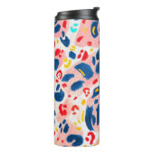 Bouteilles Isothermes Empreinte de léopard : aquarelle peinte à la main. (Tourné sur la gauche)