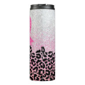 Bouteilles Isothermes Empreinte de léopard de sensibilisation au cancer  (Dos)