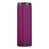 Bouteilles Isothermes Empreinte de léopard-Magenta (Dos)