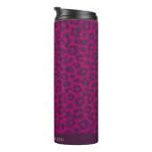 Bouteilles Isothermes Empreinte de léopard-Magenta (Tourné sur la droite)