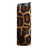 Bouteilles Isothermes Empreinte de léopard monogramme chic et tendance (Tourné sur la gauche)