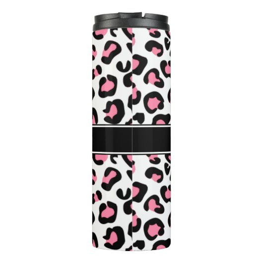 Bouteilles Isothermes Empreinte de léopard rose (Dos)