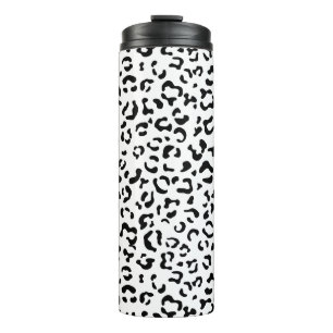 Bouteilles Isothermes Empreinte de léopard, Zones Léopard, Noir Et Blanc