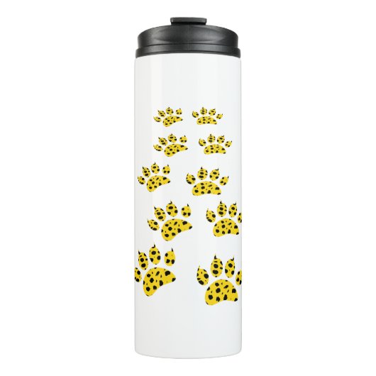 Bouteilles Isothermes Empreinte de patte Cheetah (Devant)