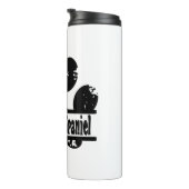 Bouteilles Isothermes Empreinte de patte français espagnol chien (Tourné sur la droite)