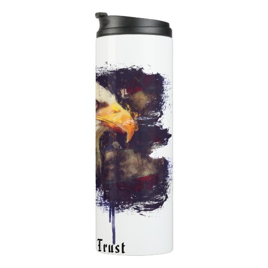 Bouteilles Isothermes *~* En Dieu nous faisons confiance à AP16 Bacd Eag (Tourné sur la droite)