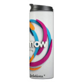 Bouteilles Isothermes "En haut. Engagez-vous. Excel." (Tourné sur la droite)