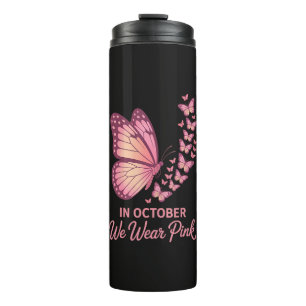 Bouteilles Isothermes En octobre Papillon Rose Poitrine