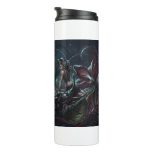 Bouteilles Isothermes Enchanteresse d'insectes sombres Mug de voyage Hal