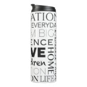 Bouteilles Isothermes Encourager le collage de mots (Tourné sur la droite)