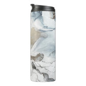 Bouteilles Isothermes Encre d'alcool Art. Zones délicates et noires. Clo (Tourné sur la droite)