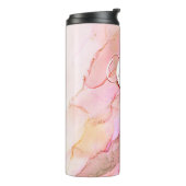 Bouteilles Isothermes Encre D'Alcool Fluide Rose Doux (Tourné sur la gauche)