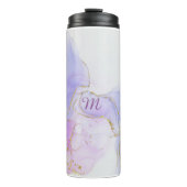 Bouteilles Isothermes Encre d'alcool rose, pourpre et bleu (Devant)