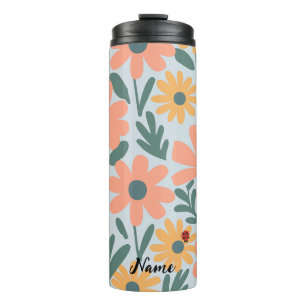 Bouteilles Isothermes Enfants Cute Ladybug Polka dot Daisy Flower Motif