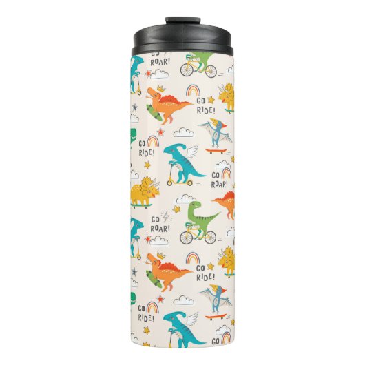 Bouteilles Isothermes Enfants Dinosaur Motif voyageur (Devant)