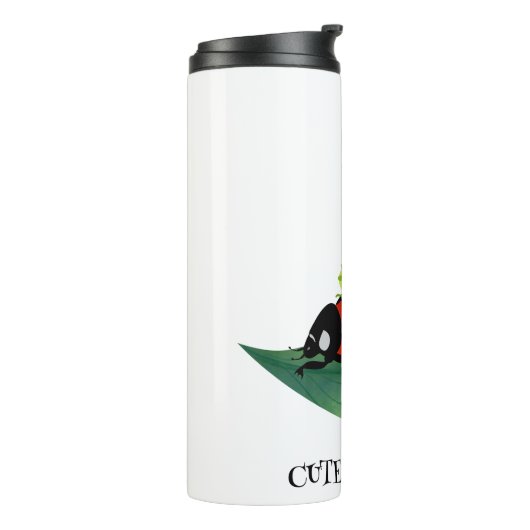 Bouteilles Isothermes Enfants mignonne Rouge coccinelle Abeille insecte (Tourné sur la gauche)