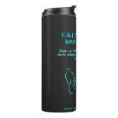 Bouteilles Isothermes Enquêteur paranormal avec logo fantôme (Tourné sur la gauche)