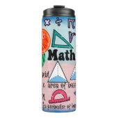 Bouteilles Isothermes Enseignants en mathématiques colorées (Devant)