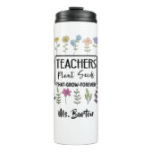 Bouteilles Isothermes Enseignants Graines Plantes | Fleurs avec le nom d (Devant)