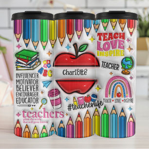 Bouteilles Isothermes Enseignants : Inspirer, Croissance, Esprit, Coeurs