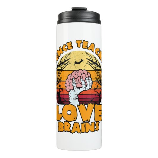 Bouteilles Isothermes Enseignants scientifiques Aimer les cerveaux Hallo (Devant)