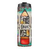 Bouteilles Isothermes Enseigner - Amour - Inspirer (Devant)