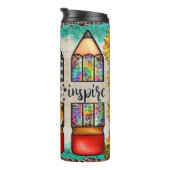 Bouteilles Isothermes Enseigner - Amour - Inspirer (Tourné sur la droite)